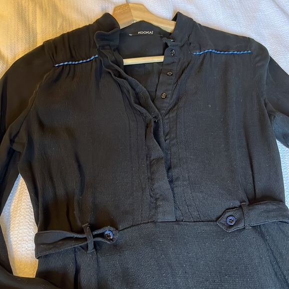 KOOKAI BLACK DRESS over the knee - Picture 3 of 5